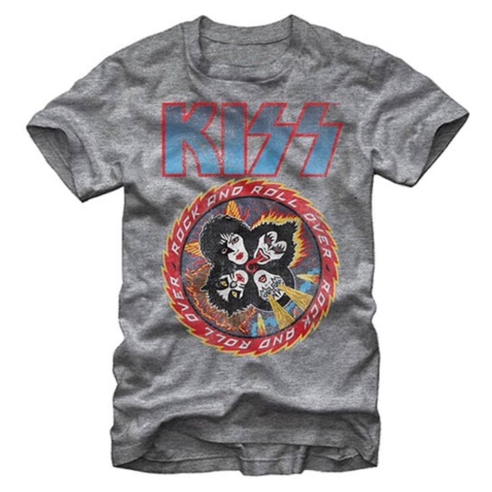 KISS Band T-shirt - Rock n Roll Over Tee